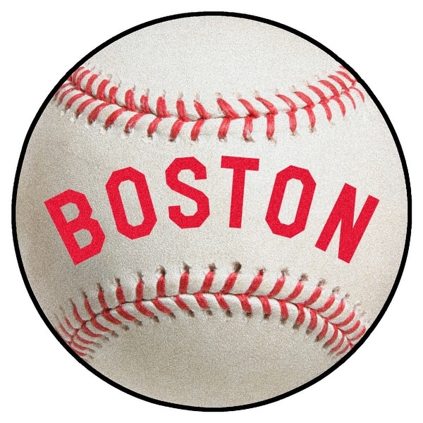 MLB - Boston Red Sox Retro Collection Baseball Rug - 27in. Diameter - (1908)  - 3undefined6 Round - 3undefined6 Round - Bed Bath & Beyond - 32066261