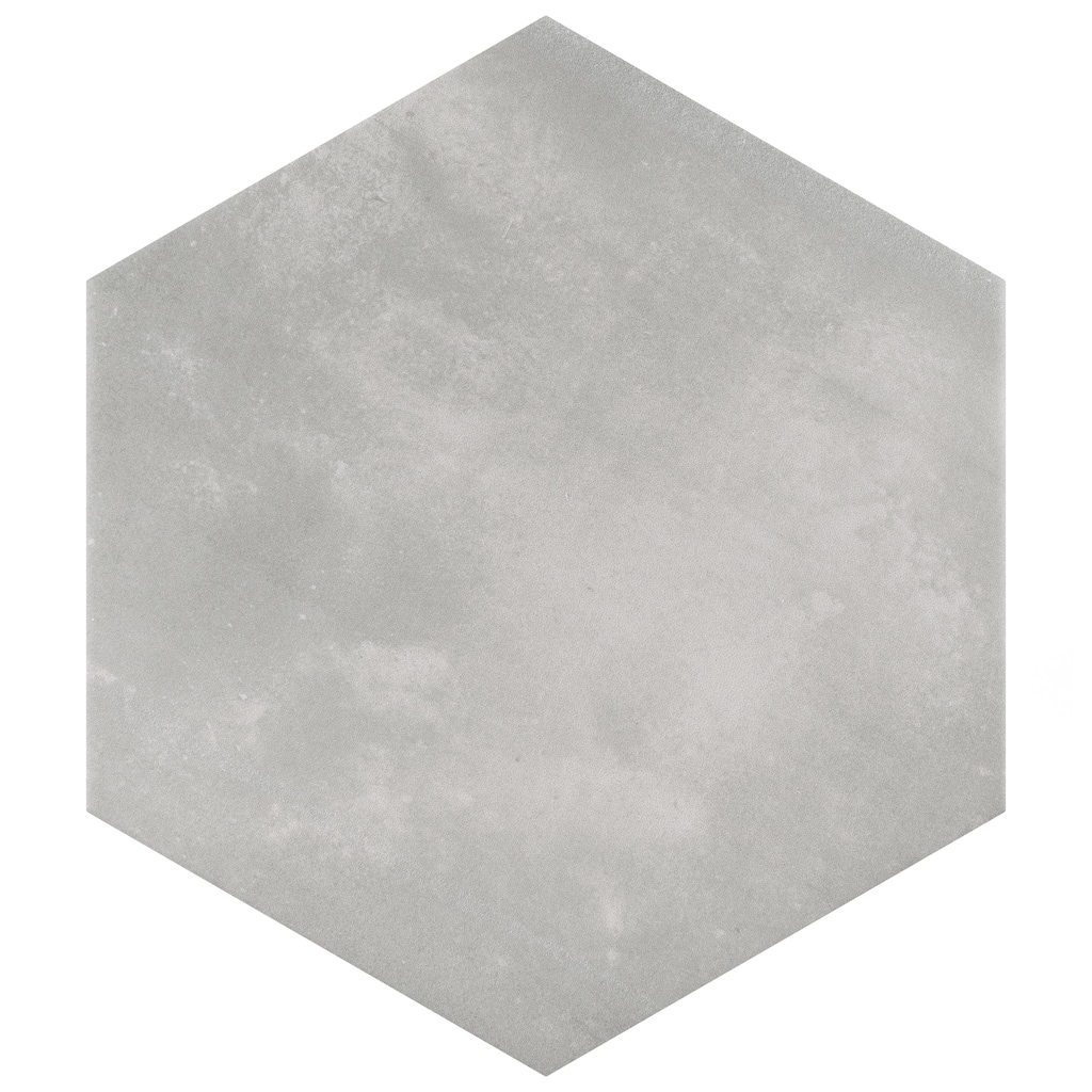 Merola Tile Horizon Hex Gris 7-3/4" x 9" Porcelain Floor and Wall Tile