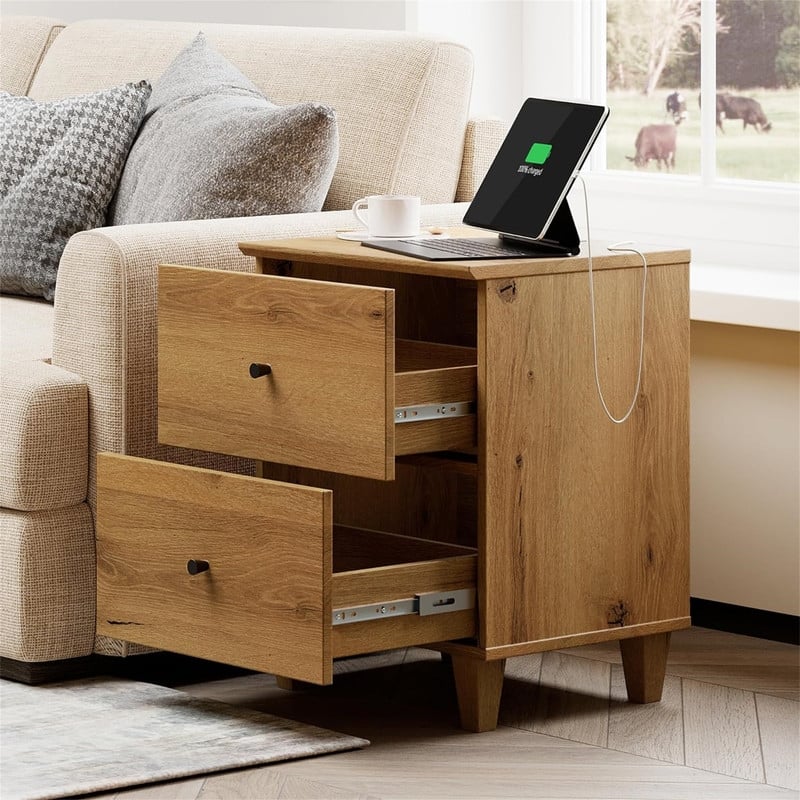 Nightstands with Charging Station