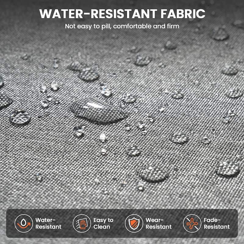 Pocassy 71x22In Outdoor Chaise Lounge Cushions with Zipper