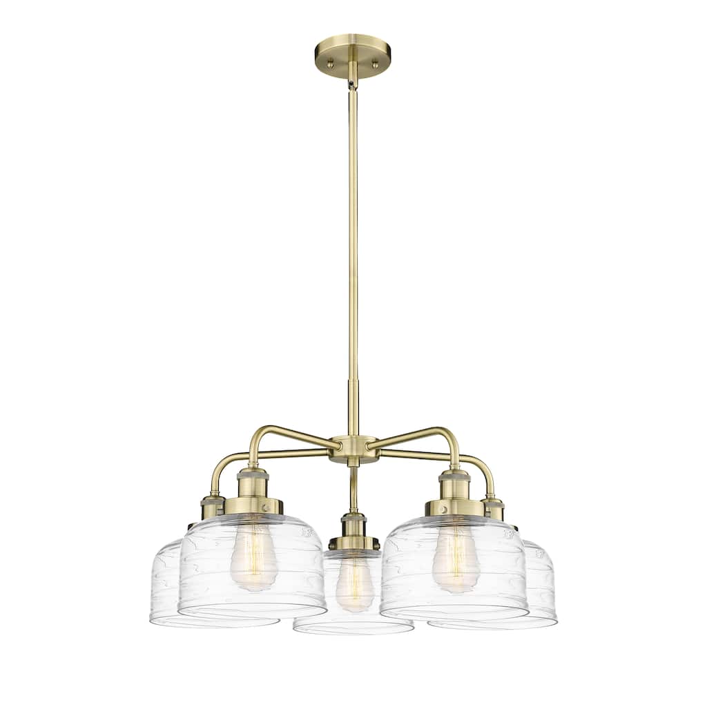 Innovations Lighting Bell - 5 Light 26" Stem Hung Chandelier