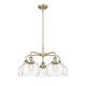 Option Antique Brass / Clear Deco Swirl