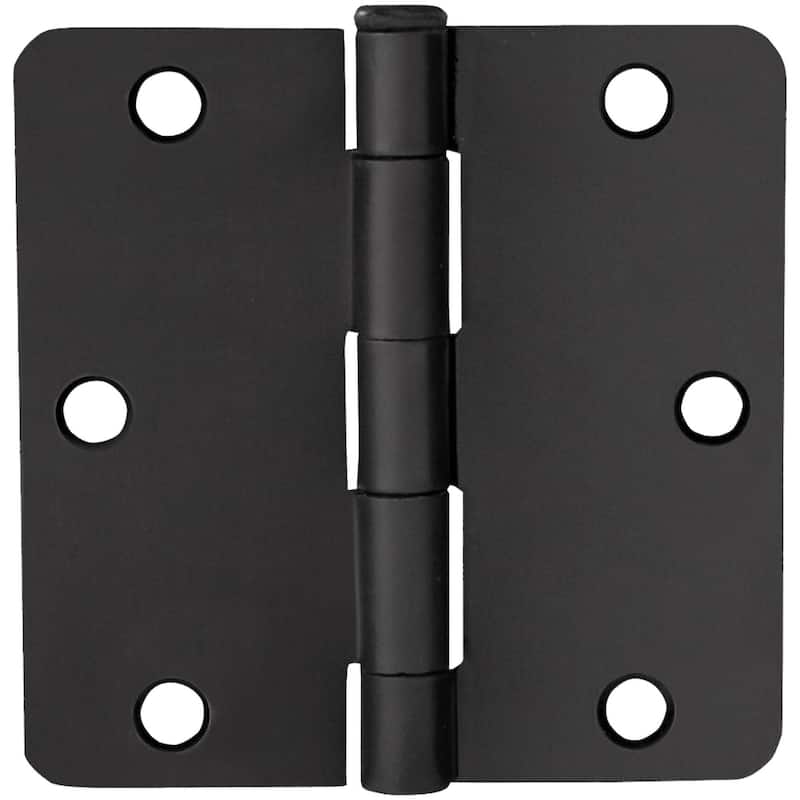 Design House 188896 3-1/2" x 3-1/2" Butt 1/4" Radius Corner Surface