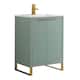 Option Mint Green - Satin Brass Hardware