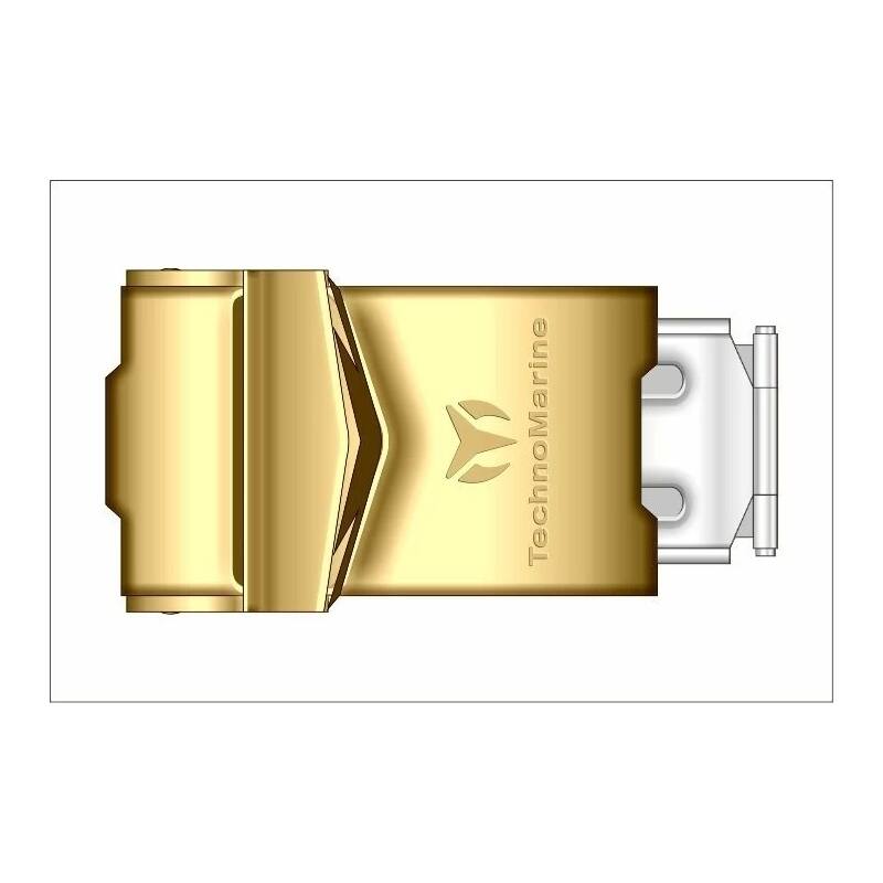 Technomarine Men's TM-220149 Manta Quartz Chronograph Blue Dial Watch - Silver