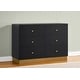 preview thumbnail 6 of 7, James 6 Drawer Dresser Black