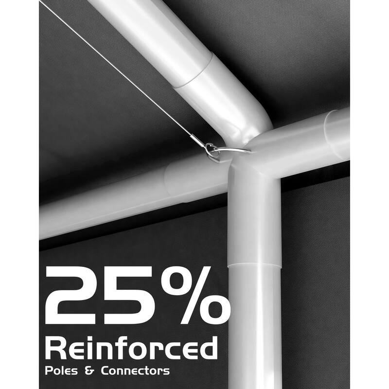 10'x20',13'x20',13'x25' Carport Windproof