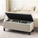 preview thumbnail 42 of 48, Adeco Storage Ottoman 41" Tufted Bench for Living Room Bedroom