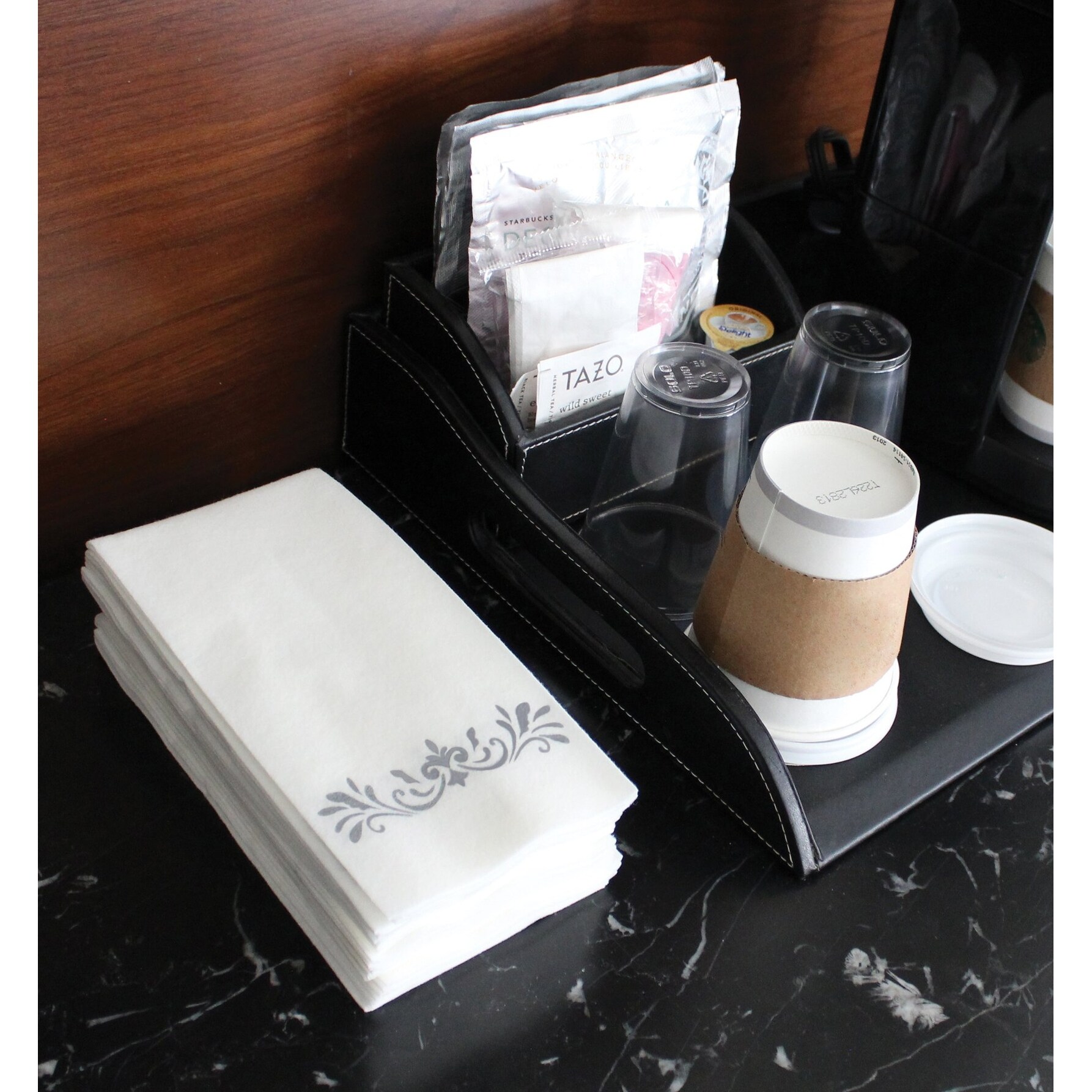 Napkin Disposable Hand Towels Silver 100 Pack