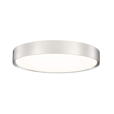 Kawan 1 Light Flush Mount in Brushed Nickel
