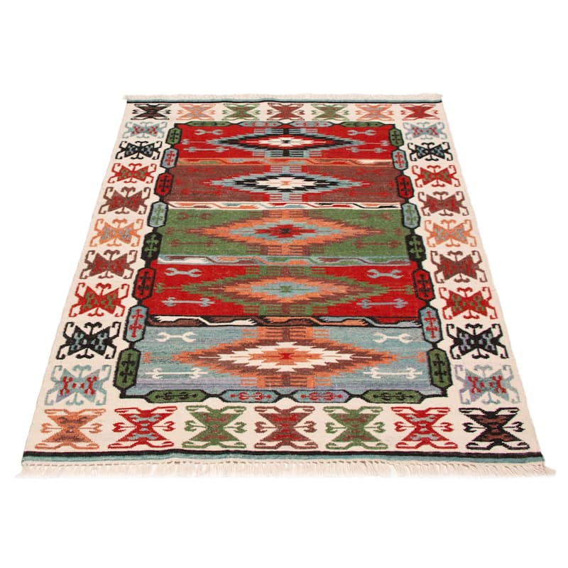 Ankara FW Red Kilim 5'4" x 7'9" - 5'4 x 7'9