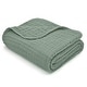 preview thumbnail 1 of 3, Baby Muslin Blanket - Large 40" X 40", Fern, By Comfy Cub - Fern