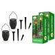 preview thumbnail 12 of 12, Solar Powered Flickering Tiki Torch Lights GLOWTORCH-2 Pack
