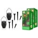 preview thumbnail 7 of 12, Solar Powered Flickering Tiki Torch Lights