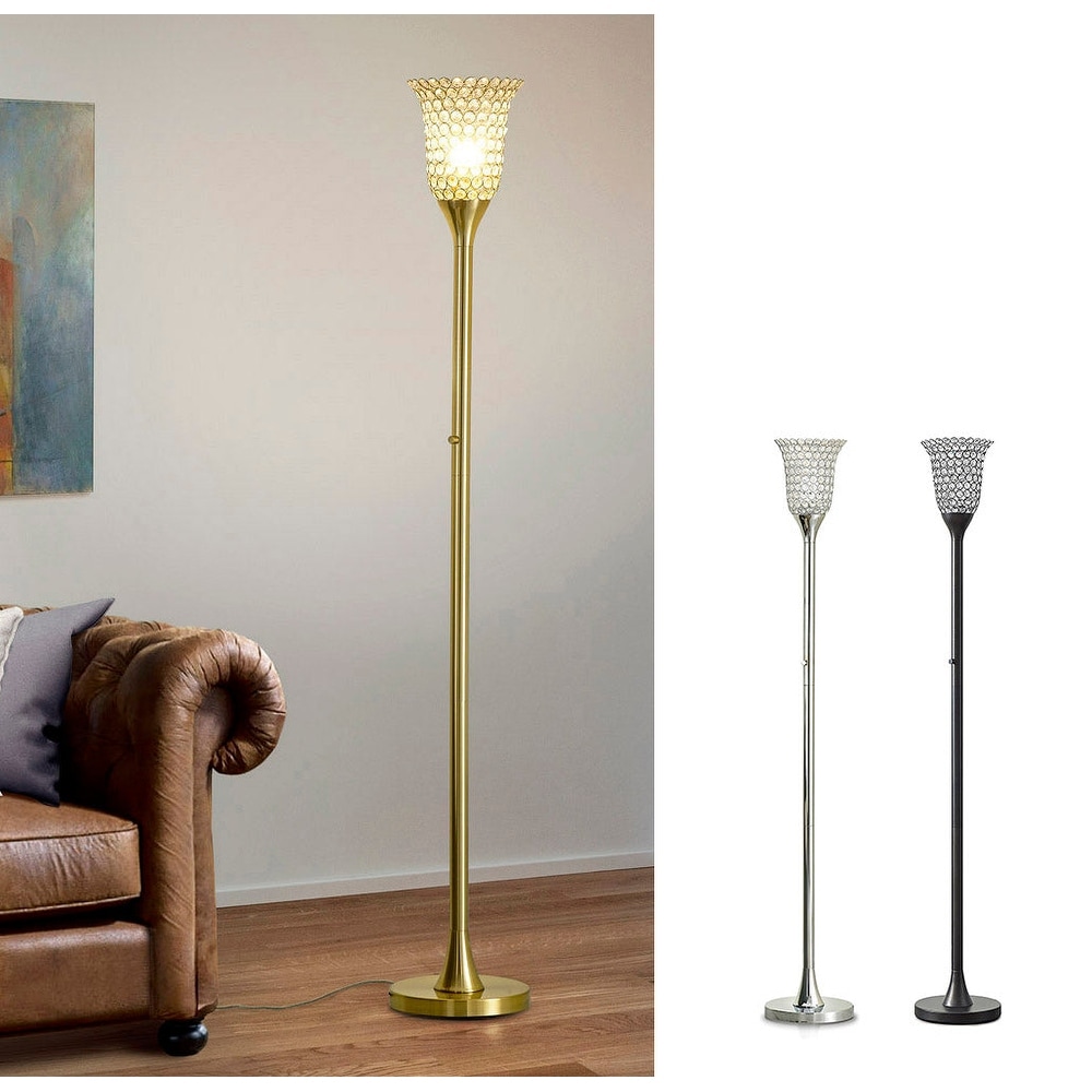 Silver Orchid Pica 72-inch Dimmable Floor Lamp - 72"H