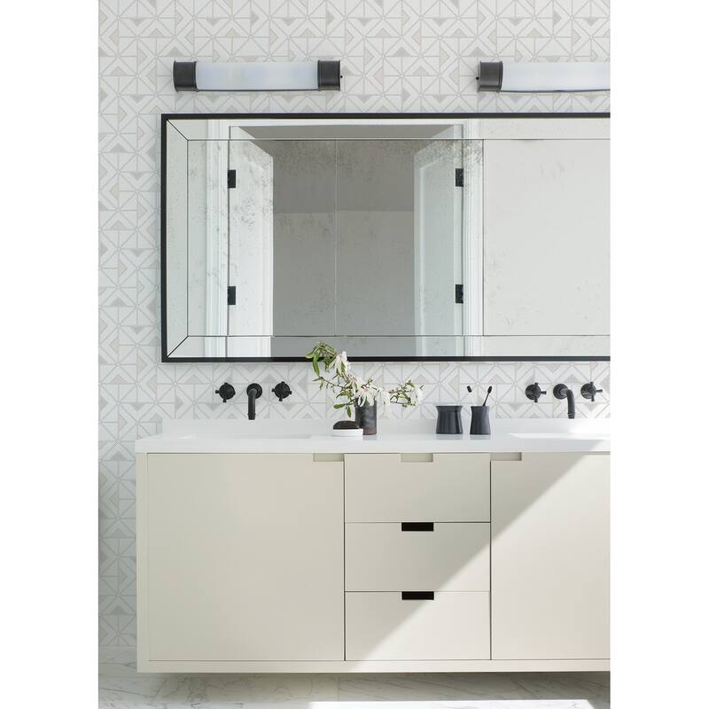 A-Street Prints Jekyl Neutral Triangles Wallpaper