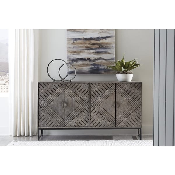 slide 1 of 5, Treybrook Accent Cabinet - 61"W x 16"D x 34"H