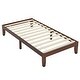 preview thumbnail 22 of 26, Basic Bed Frame Twin Wooden Bed
