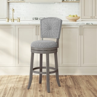 Hillsdale Santa Clara II Swivel Stool, Antique Gray