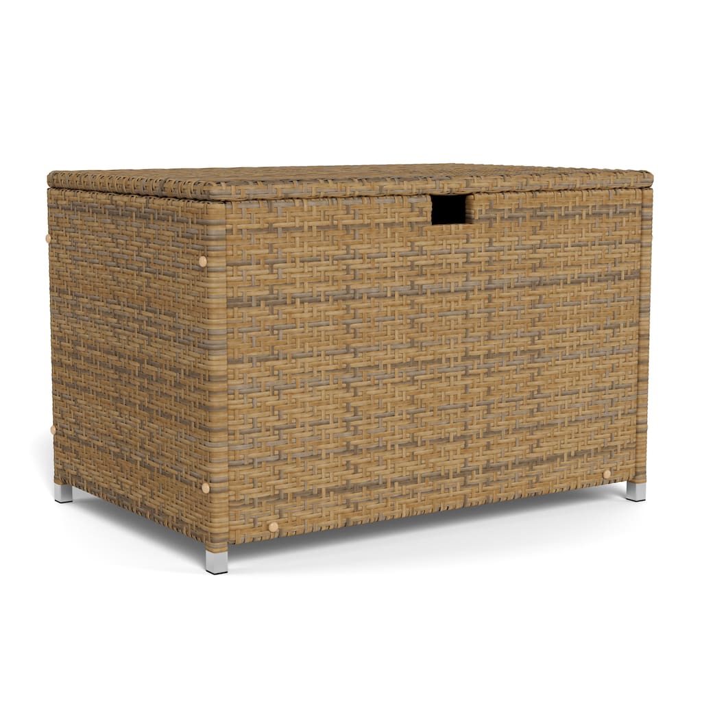 Stonewick Tree Bark Outdoor Wicker Medium Storage Box