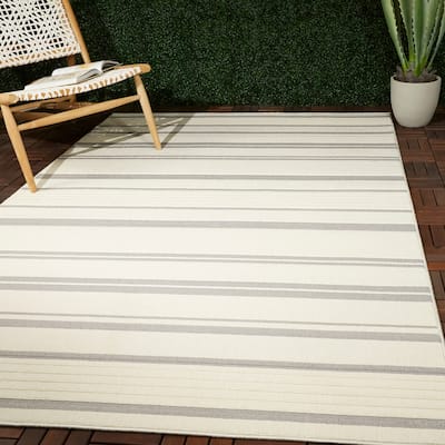 Antonin Striped Indoor/Outdoor Area Rug