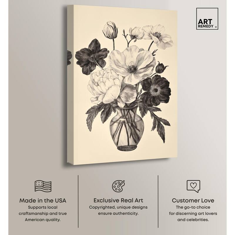 Antique Aria Canvas by Art Remedy, Gallery Wrapped