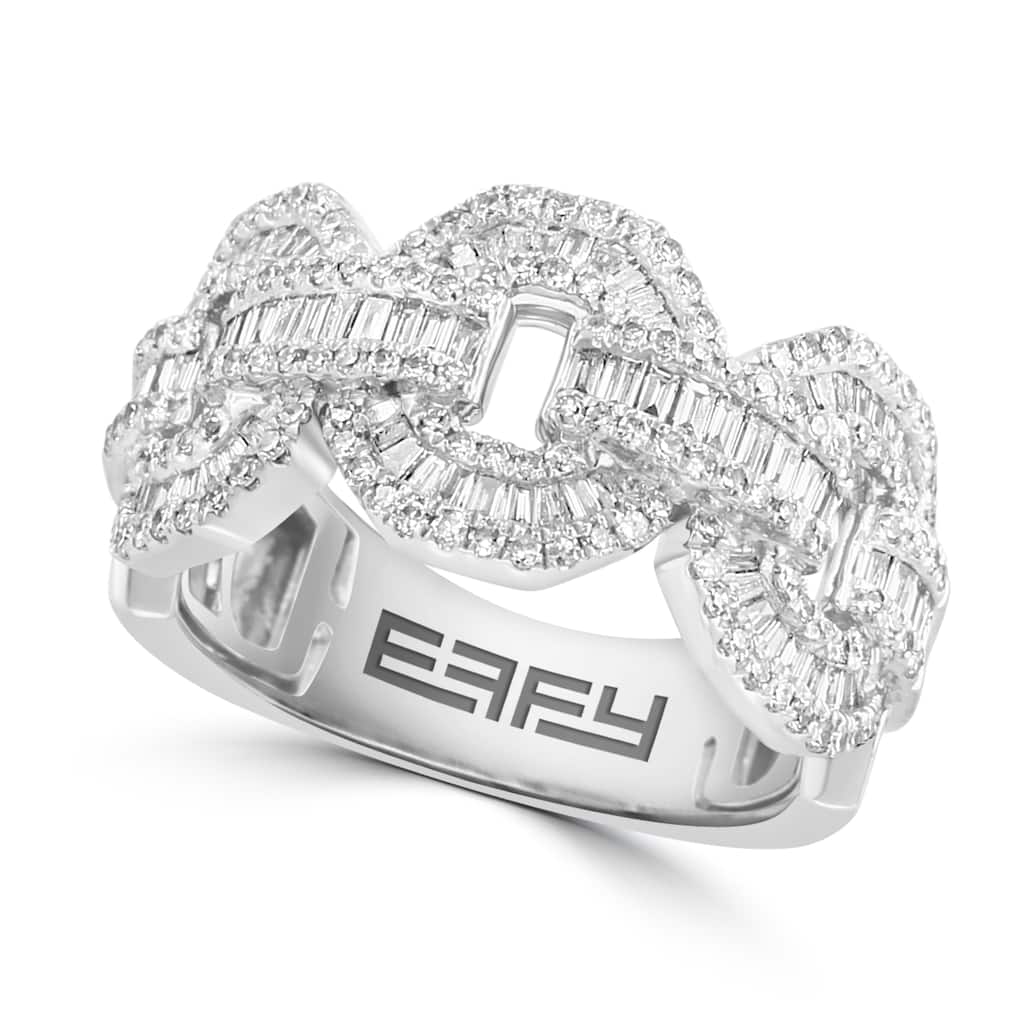 Effy Women's 14K White Gold Diamond Ring