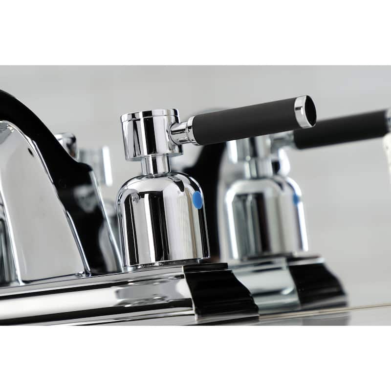 Kingston Brass Kaiser 1.2 GPM Centerset Bathroom Faucet with Pop-Up