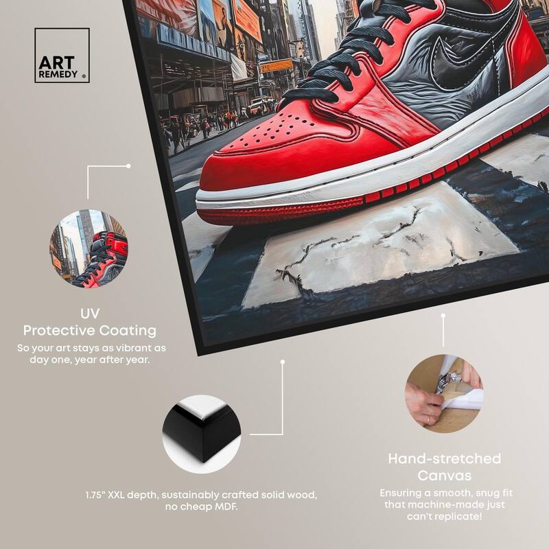 Sneaker of New York Canvas by Art Remedy