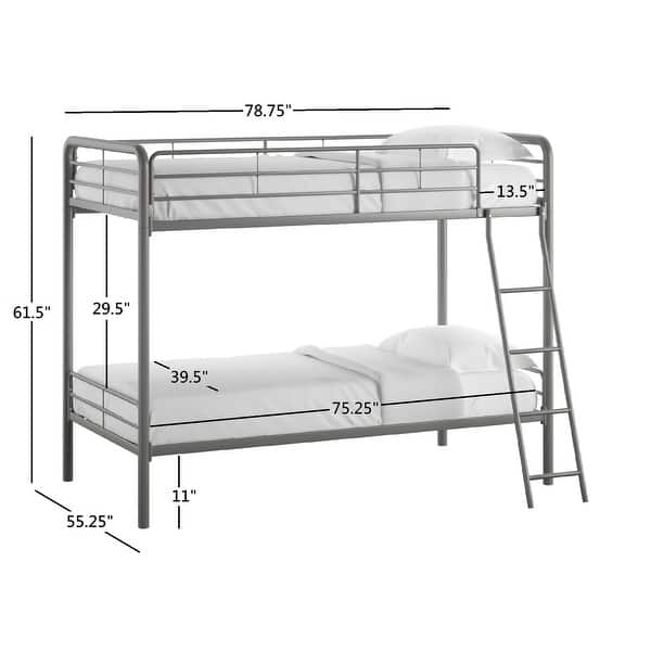 Jana Twin over Twin Bunk Bed by iNSPIRE Q Junior - Overstock - 27889297