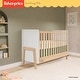 preview thumbnail 4 of 4, Dream On Me Fisher-Price Iris 4-in-1 Convertible Crib - Vintage White Oak