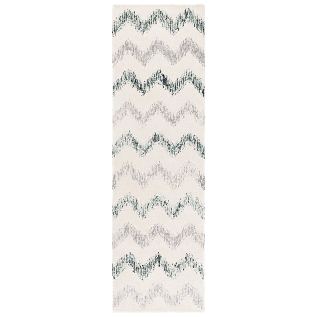 SAFAVIEH Handmade Soho Kaljopa Modern Chevron Wool & Viscose Rug