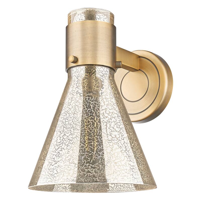 Innovations Lighting 464-1W-G464C-7ME Lawton Cone 9" Tall Bathroom