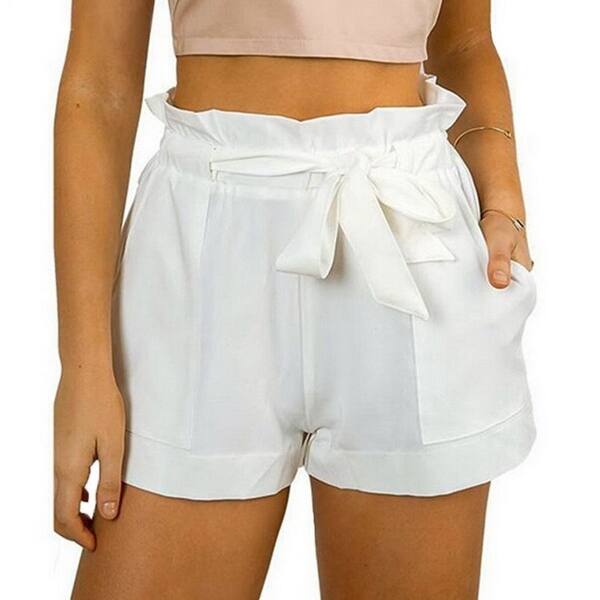 Shop Fashion Women Casual Shorts Design Patchwork Plus Size High
