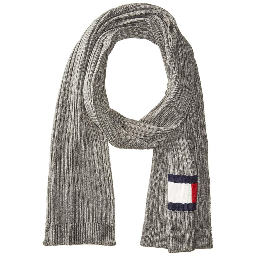 tommy hilfiger logo scarf