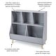 preview thumbnail 12 of 12, Badger Basket 5-Bin Storage Cubby with Feet - 35.5" x 15.75" x 33.5"