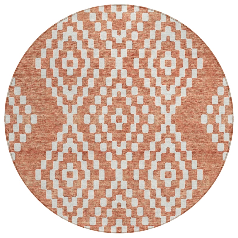 Machine Washable Indoor/ Outdoor Chantille Boho Moroccan Rug