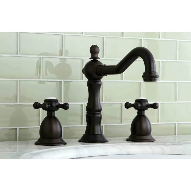 Kingston Brass Heritage 8 in. Widespread Bathroom Faucet - Oil Rubbed Bronze