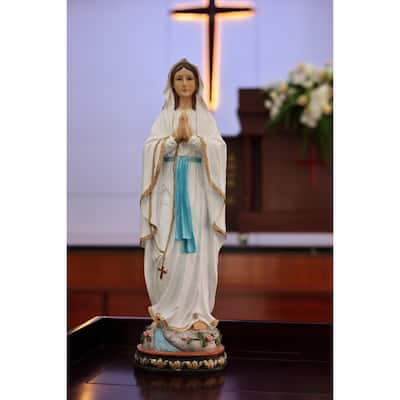 Our Lady of Lourdes Mother Mary Figurine - 23.75"