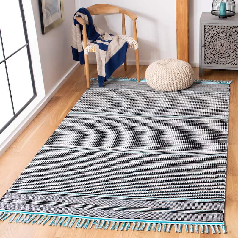 SAFAVIEH, Handmade Flatweave Montauk Susse Casual Cotton Rug