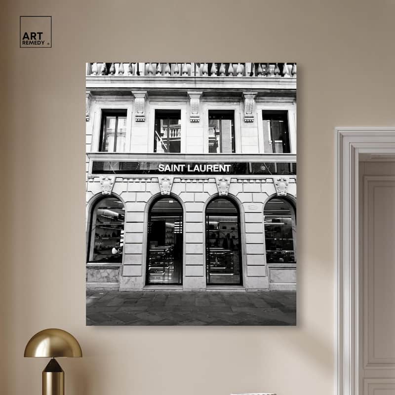 Glam Store front II Canvas by Art Remedy, Gallery Wrapped