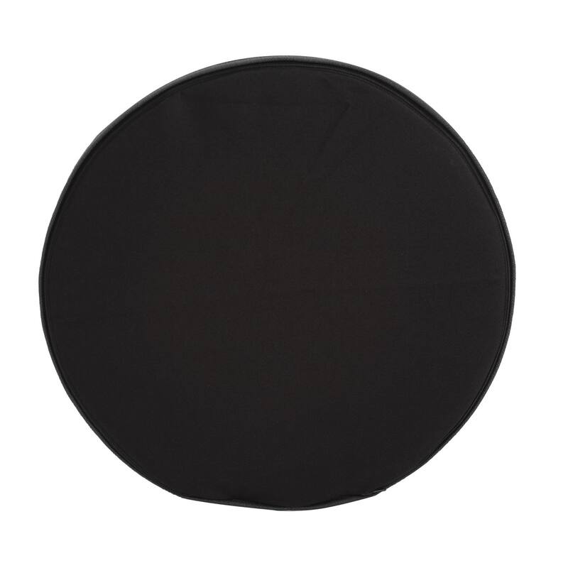 Allan Andrews No Tip Cylinder Ottoman with Cover, Sterling Collection