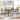 6 Piece Kitchen Dining Set, Rectangular Wooden Dining Table with 4 Upholstered Chairs and a Bench