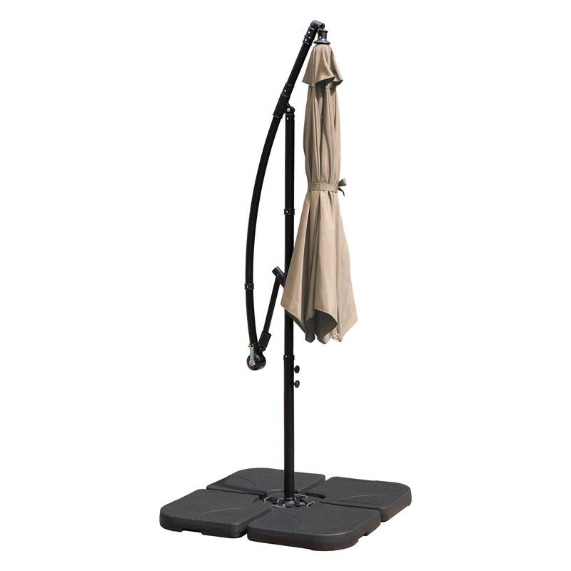 Maypex 10 Feet Cantilever Patio Umbrella, Offset Outdoor Umbrella