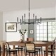 preview thumbnail 2 of 12, KAWOTI 9-Light Dimmable Modern Contemporary Chandelier Pendant Light - W32.5"*H67.75"
