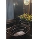 preview thumbnail 5 of 5, 16-in Oval Bucket Vessel Hammered Copper Sink with Handles (VOB16DB)