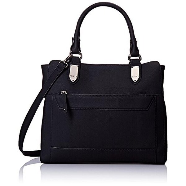 Rosetti Womens Cameron Tote Handbag Faux Leather Convertible - Large