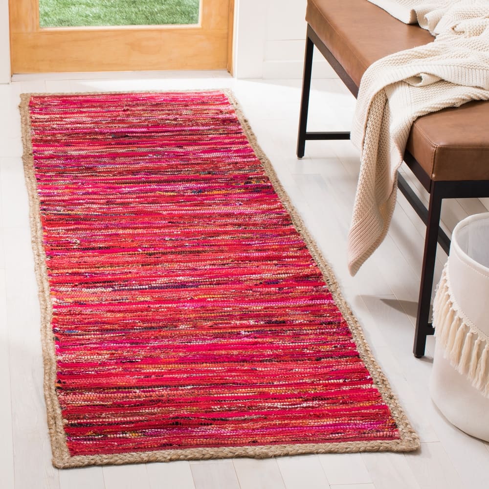 SAFAVIEH Handmade Montauk Ophely Casual Cotton Rug