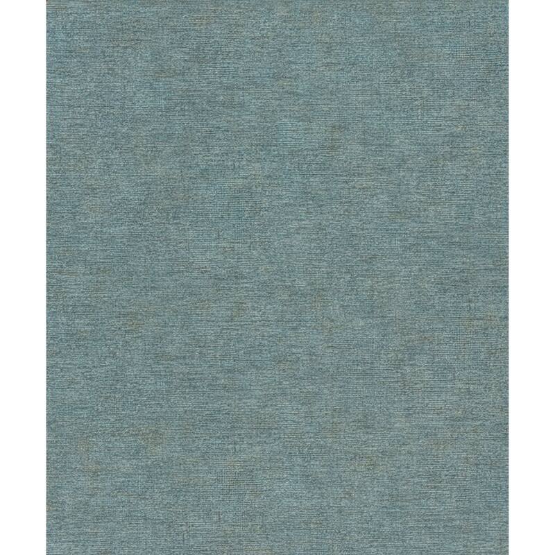 Chesapeake Tansy Teal Distressed Wallpaper