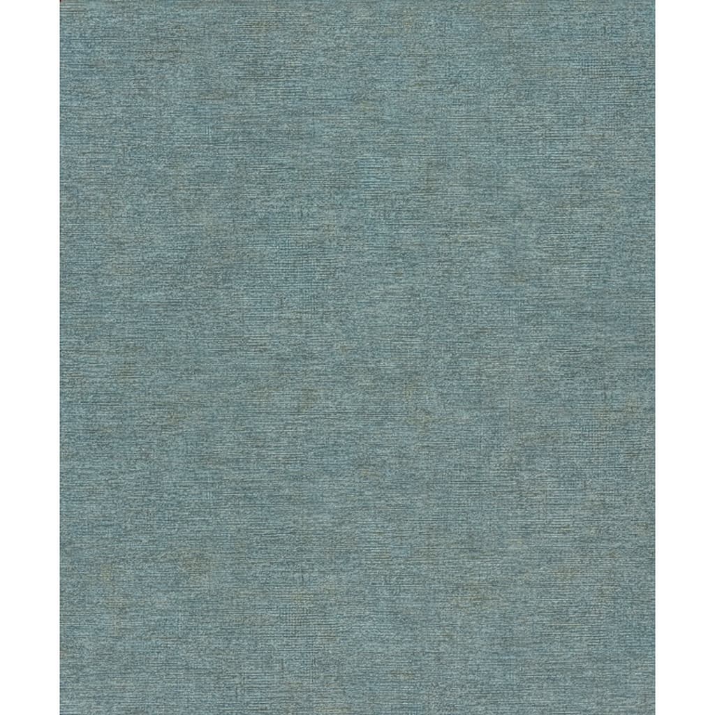 Chesapeake Tansy Teal Distressed Wallpaper
